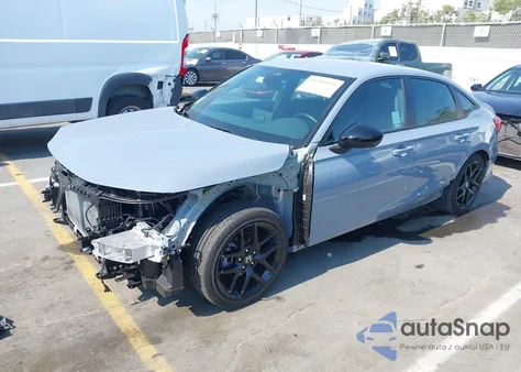 2024 Honda Civic Sport из США, поврежденный, VIN 2HGFE2F51RH567077